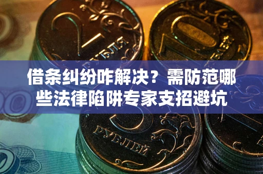 济南借条纠纷咋解决？需防范哪些法律陷阱专家支招避坑