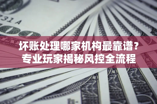济南坏账处理哪家机构最靠谱？专业玩家揭秘风控全流程