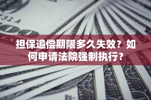 济南担保追偿期限多久失效？如何申请法院强制执行？
